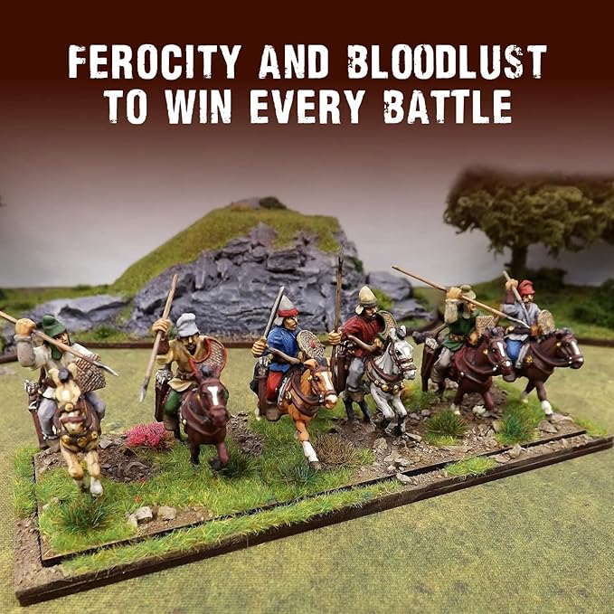 Wargames Delivered SPQR - Dacia & Sarmatia - Sarmatian Light Cavalry. 28mm Miniatures Base, Roman and Greek Military Legion Miniatures for Miniatures Wargames, and Roman War Games by Warlord Games