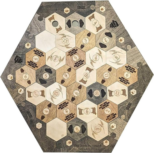 Wood Settler Game Board Expansion Pack - 2-6 Players | Includes: Expansion Pack Only, No Main Board