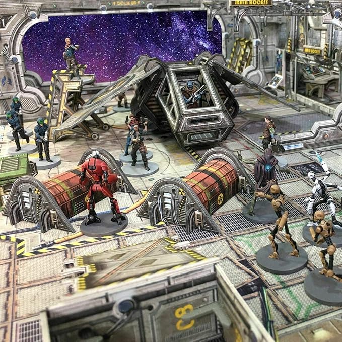 Battle Systems Core Space Get to The Shuttle Expansion Cooperative/Solo SciFi Dungeon Crawler Board Game