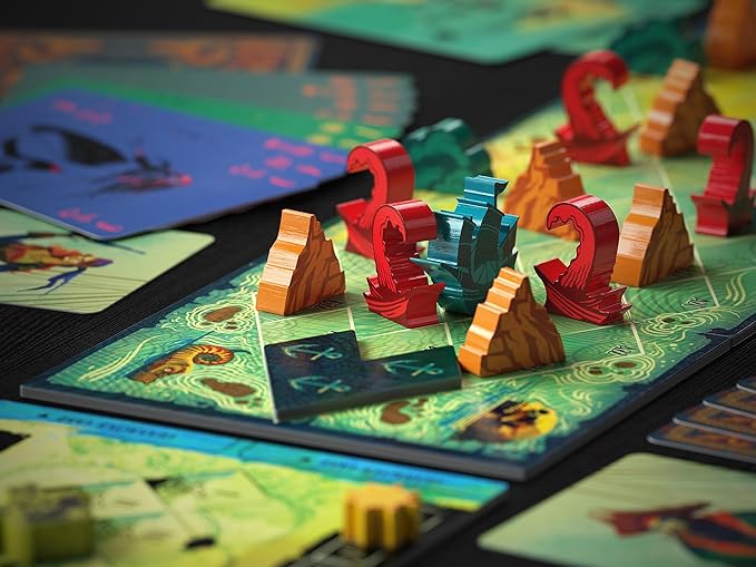 Sail Board Game - Co-op Trick Taking Game - 2 Players - 20 Minute Play Time (Sail Base Game)