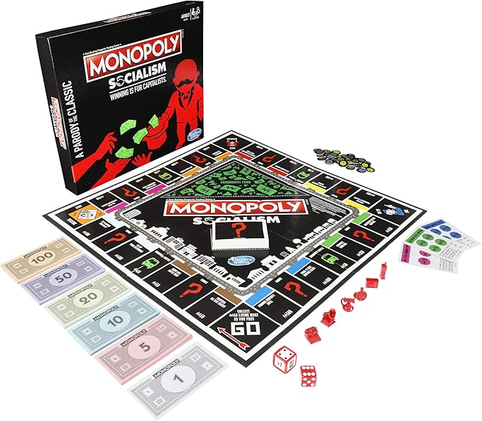 Monopoly Socialism Board Game Parody Adult Party Game