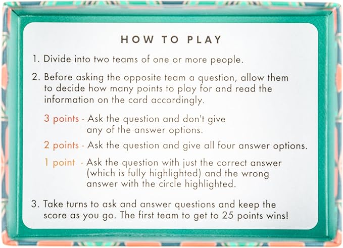 Skyline Collection Trivia Set - Holidays Trivia, 140 Question Cards - Game Night Entertainment for Families & Friends