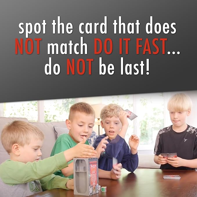 Not It Dice Games for Kids Strategy Game for Family Night Fun Card Game Stocking Stuffer Gift 3+ Players Ages 6+ Farmland Frenzy