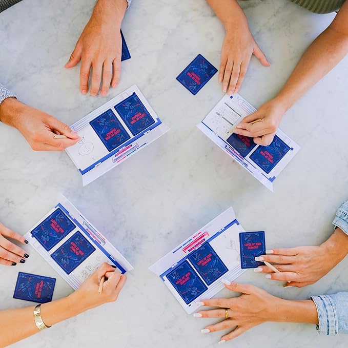 Minor Details Board Game | A Party Game for People Who Can’t Draw (Much) | Ages 13+| 3-6 Players | 20 Mins. | Fun Drawing Games for Adults and Teens