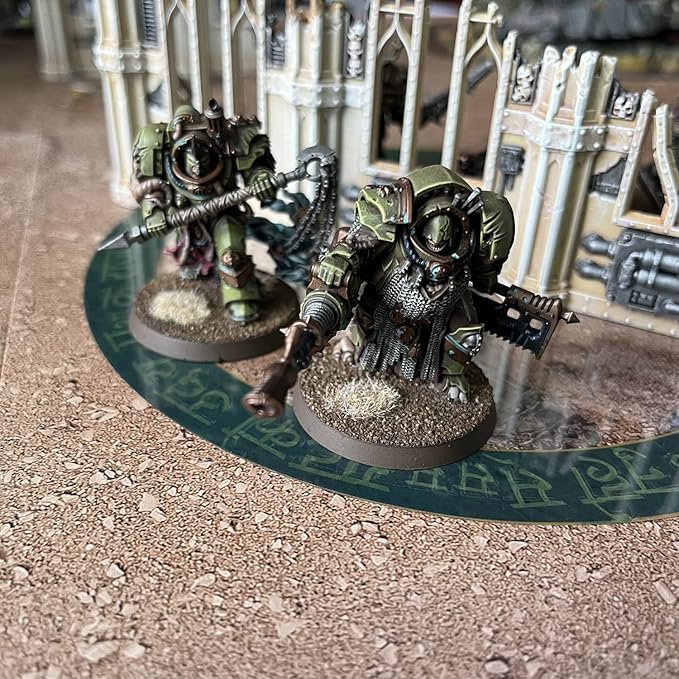 Jucoci Objective Point Markers 6PCS Set Objective Marker Compatible with WH40k Wargame (Miniature Not Included), Green
