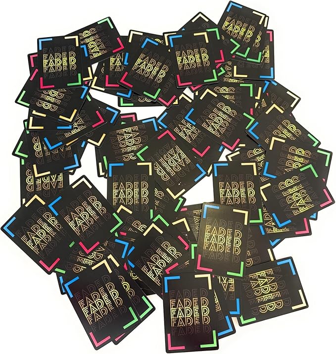 FADED - Drinking Game - Card Game for Parties and Game Nights - 21st Birthday - College - Tailgate - and More!
