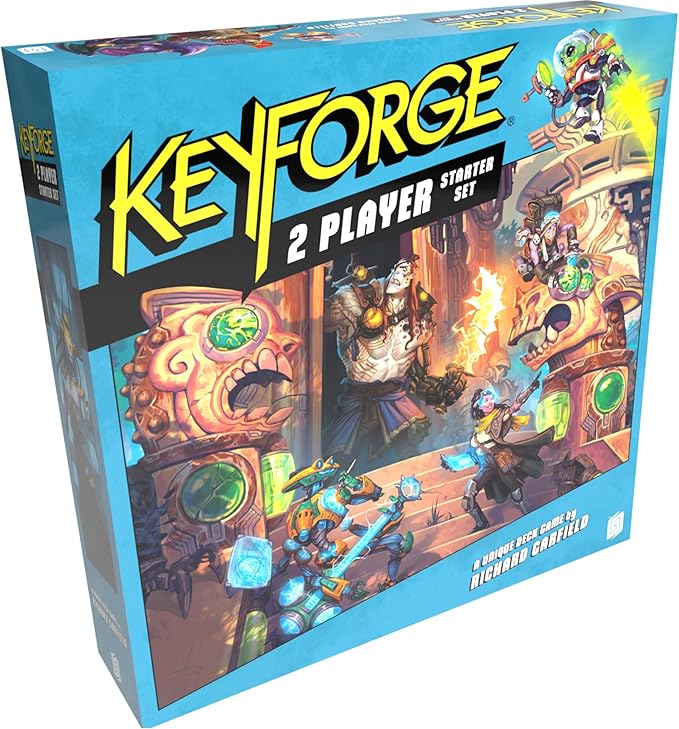 KeyForge 2 Player Starter Set - Learn, Battle and Master The Crucible! Strategy Card Game for Kids and Adults, Ages 14+, 2 Players, 30-45 Minute Playtime, Made by Ghost Galaxy
