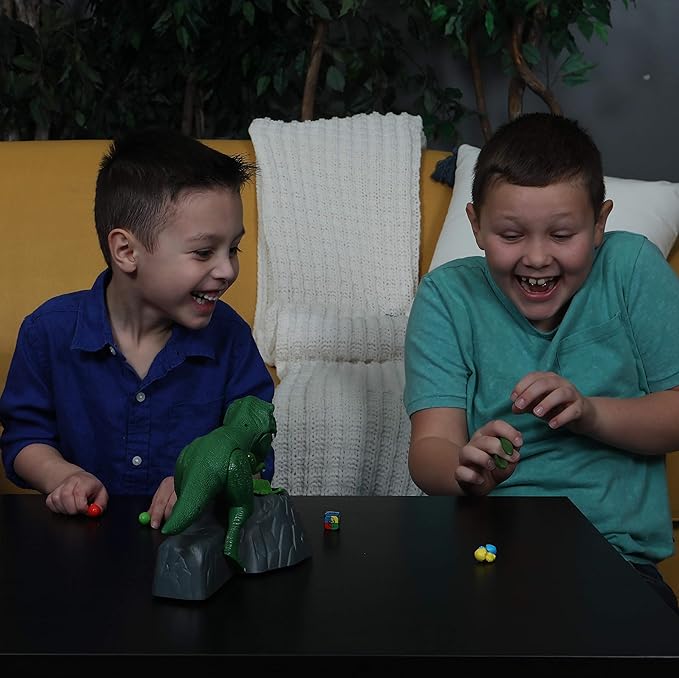 Dino Crunch - Get The Eggs Before The Dino Gets You! - Includes A Fun Shark Bite War Card Game by Goliath