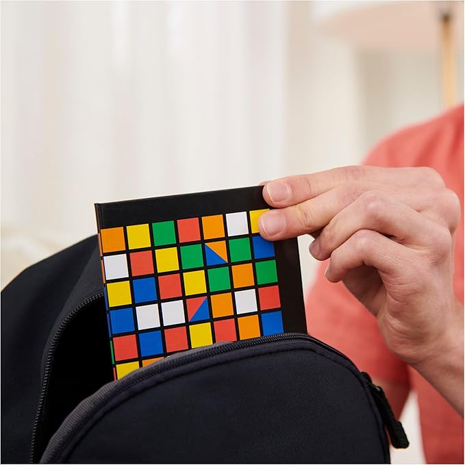 Rubik's Capture, Pack & Go Fast-Paced Problem-Solving Strategy Travel-Sized Two-Player Puzzle Board Game Fidget Toy, for Adults & Kids Ages 8 and up