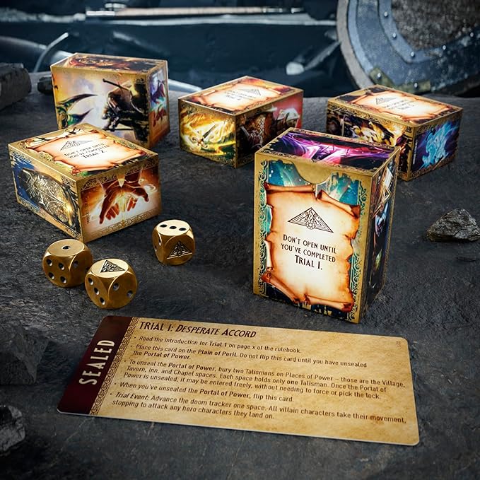 Hasbro Gaming Talisman Alliances: Fate Beckons Board Game | Talisman Expansion | Cooperative Fantasy Adventure Games | Ages 12+ | 2 to 6 Players