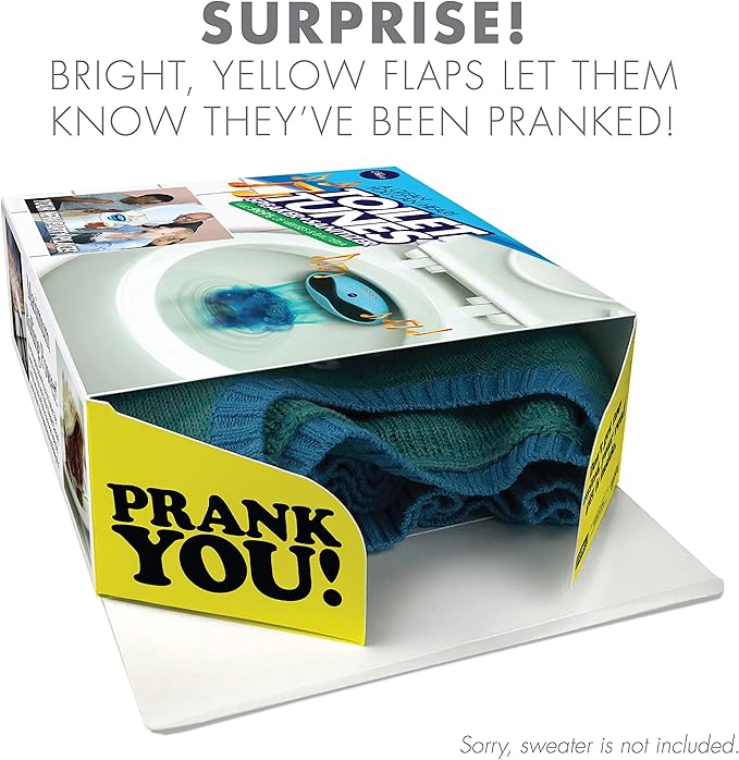 Prank Pack, Liquor Vest Prank Gift Box, Wrap Your Real Present in a Funny Authentic Prank-O Gag Present Box | Novelty Gifting Box for Pranksters
