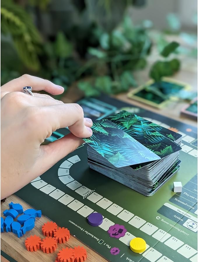 Biome Deluxe - Hand Management Board Game, Nature & Seasons, Strategy Tableau Building, Educational Game, Age 10+, 1-4 Players, 60+ Min