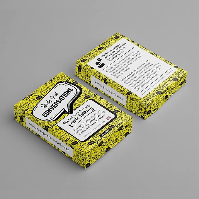 1 - Fun Conversation Starters, Thought Provoking Questions for Family and Friends, Party Games, The Original Conversation Game Out of The UK