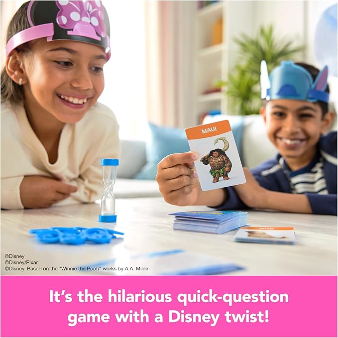 Spin Master Games, Disney Hedbanz, The Hilarious Meme Picture Guessing Game with Popular Disney Characters, 2-6 Players for Ages 6 & Up