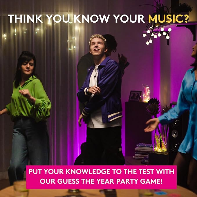 Jumbo Hitster - The Music Party Card Game, Fun Music Quiz Card Game, 2-10 Players - 300 Plus Iconic Music Hits - Great for Adult and Family Game Nights (US Edition)