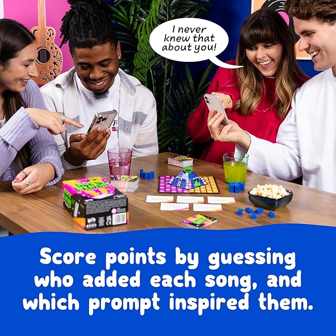 Add to Playlist: Get to Know Your Friends One Song at A Time | Hilarious Music Board Game, Great for Parties, a Birthday or Fun Game Nights