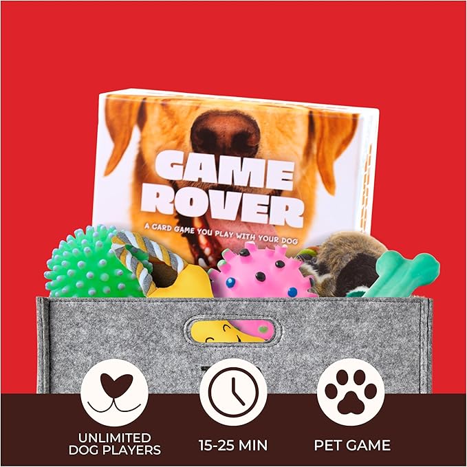 Spin Master Games, SolidRoots Game Rover: Play with Your Dog, Interactive Activity for Bonding with Dogs & Family, 2-12 Players, for Ages 8 & Up
