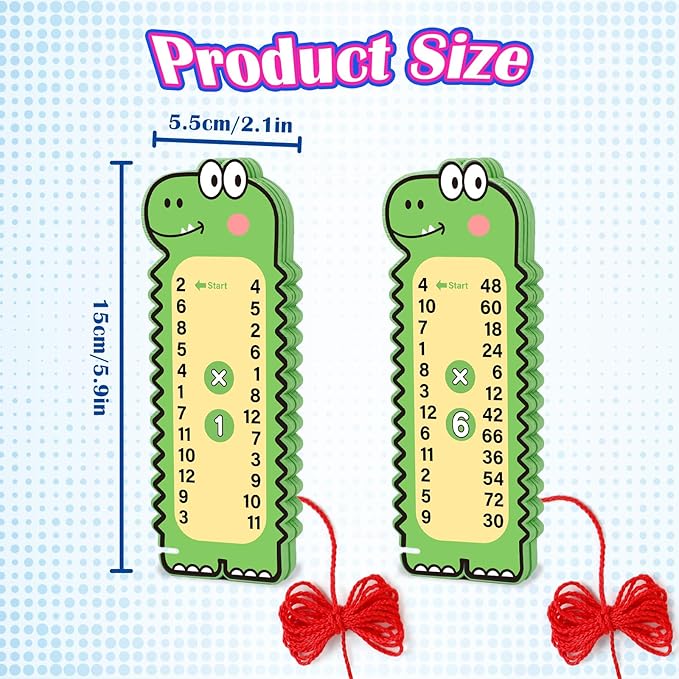 Multiplication Game for Kids 1st-3rd Grade, Math Manipulatives & Supplies, Homeschool & Classroom Must-Haves