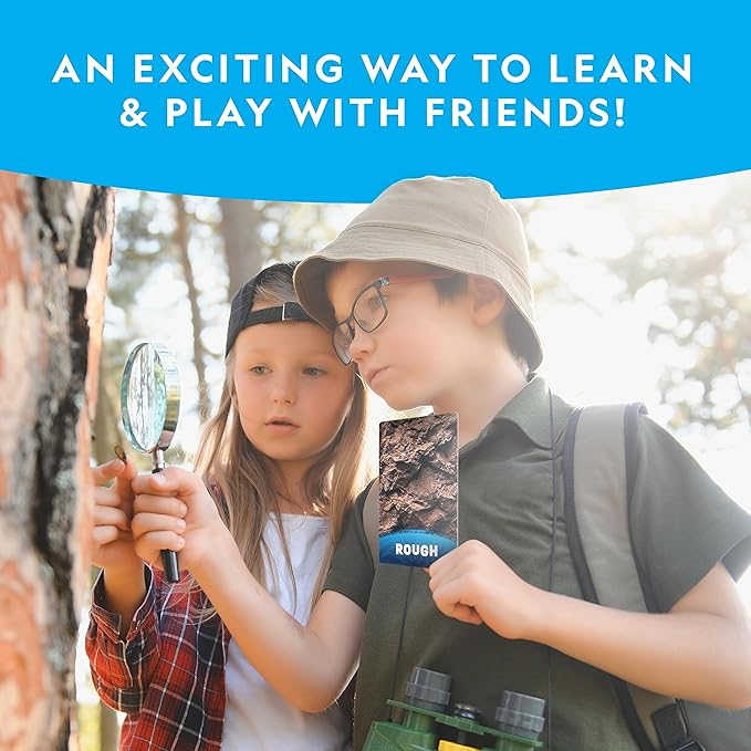 National Geographic Scavenger Hunt for Kids Card Game - Seek & Match Objects from 40 Jumbo-Sized Cards, Camping Games, Activities for Toddlers, Car Game, Kids Outdoor Activities, Stocking Stuffers