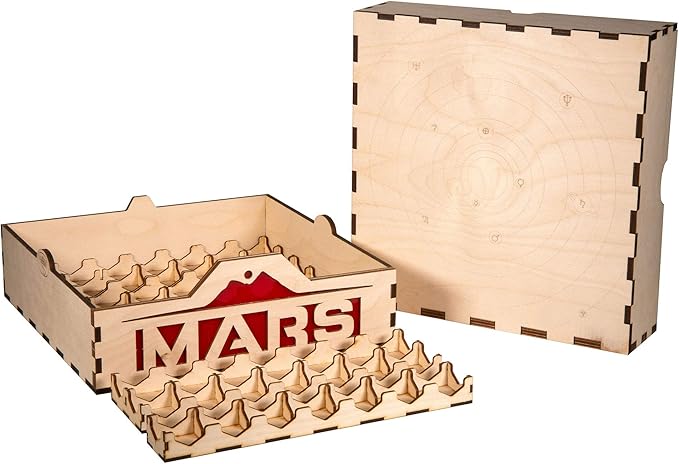 The Broken Token Crate Upgrade (Crate Shell + Tile Trays) Compatible with Terraforming Mars
