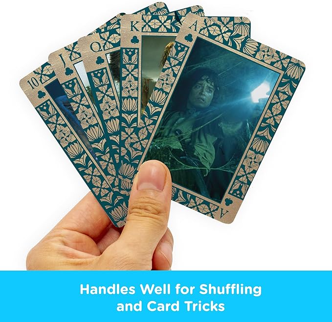 Lord of The Rings Playing Cards - LOTR Heroes & Villains Themed Deck of Cards for Your Favorite Card Games - Officially Licensed LOTR Merchandise & Collectibles