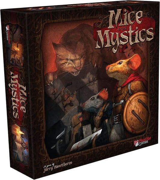 Mice & Mystics Board Game | Cooperative Adventure | Strategy | Fun Family Game for Adults and Kids | Ages 7+ | 2-4 Players | Average Playtime 90 Minutes | Made by Plaid Hat Games