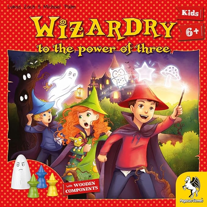 Pegasus Spiele Wizardry to The Power of Three , Red