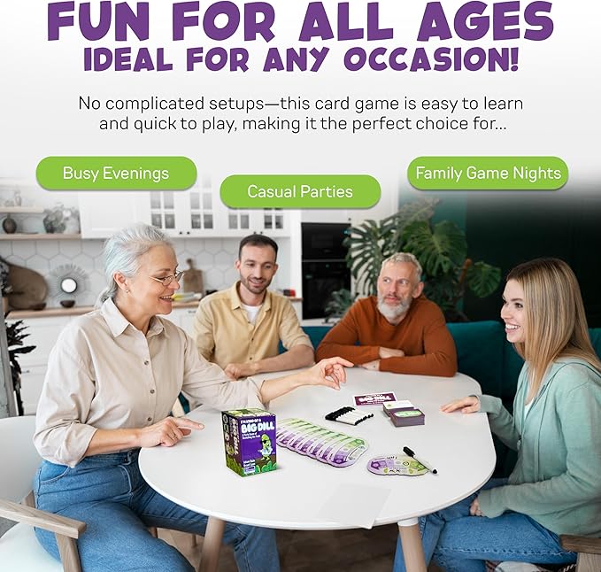I'm Kind of a Big Dill — Hilarious Party Card Game for Adults & Teens — Perfect for Game Night & Parties — Bluffing, Guessing & Exaggeration with Tokens for Friends & Family Fun!