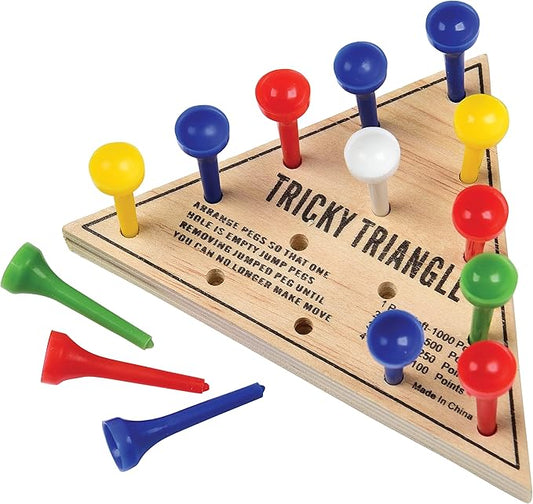 U.S. Toy Tricky Triangle Game - Travel Games, Assorted, MU845
