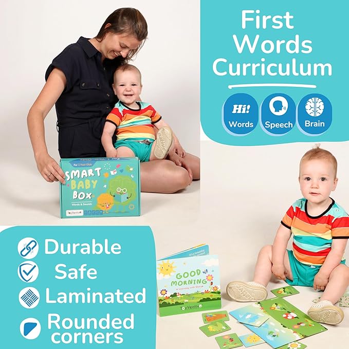Toddler Learning Activities & Games,Board Books,Flash Cards,and Toys for Infant, 1,2 Year Old Boy & Birthday Gifts for Boys & Toddlers Aged 6,8,12,15,18+,24 Month Old and 1+,1-2,1-3 yr olds