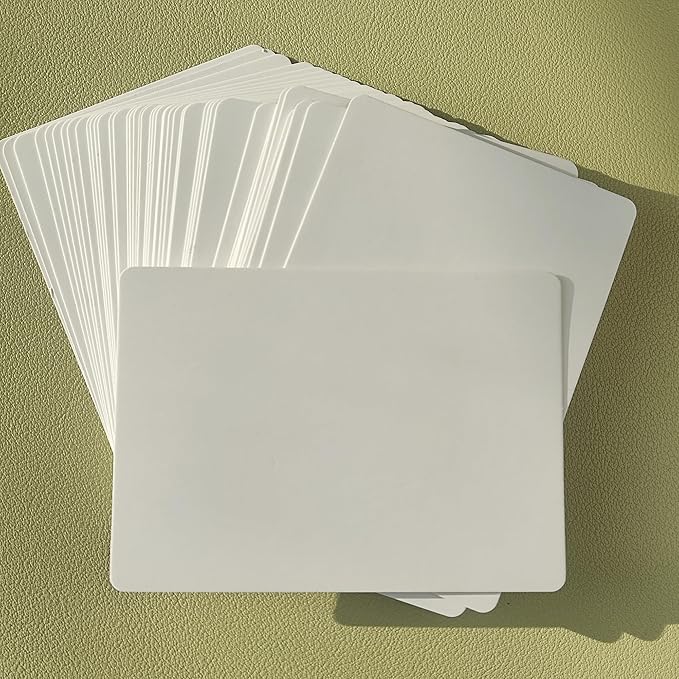 Blank Playing Cards to Write on, Poker Size 2.5 x 3.5 Inches, 216PCS, 4 Packs x 54 - Blank Playing Cards Printable, Customizable Deck for Gift, DIY Game