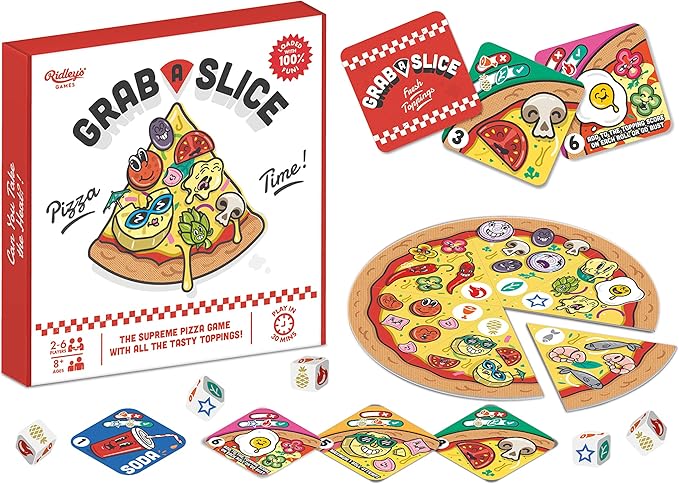 Ridley's Grab a Slice: The Supreme Pizza Party Game with All The Tasty Toppings!