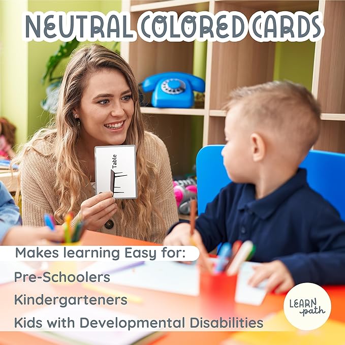 Toddler Flash Cards for Ages 2+ - Real Image 470 Flash Cards for Toddlers 3-5 Years with Illustrations, Alphabet, First Words, Numbers, Colors, Shapes & Math Symbols
