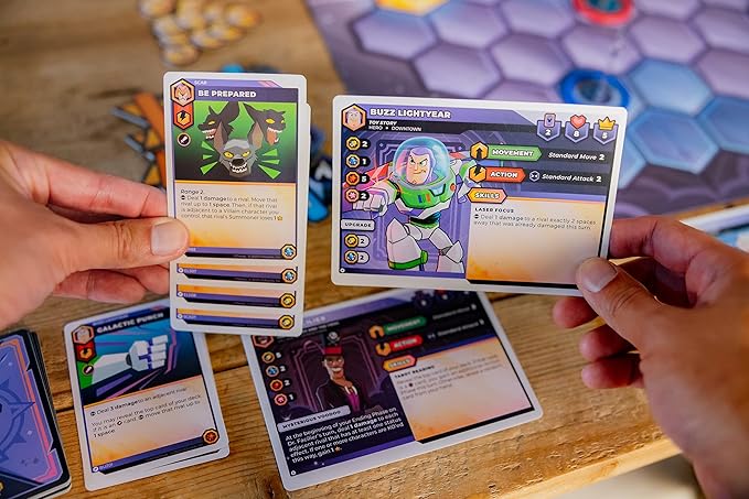 Disney Sorcerer’s Arena: Epic Alliances Leading The Charge Expansion | Featuring Buzz Lightyear, Scar, and Elsa | Officially-Licensed Disney Strategy & Family Board Game
