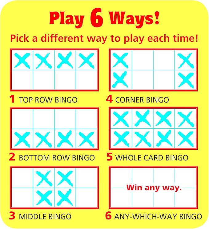 Alphabet, Numbers, Colors & Shapes Wipe-Off Bingo Game Enterprises, Inc.