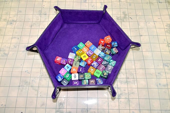 SmartDealsPro 50-Pack D6 6 Sided Dice Polyhedral Dice with Pouch for DND RPG MTG Table Game (D6, Mix Color)