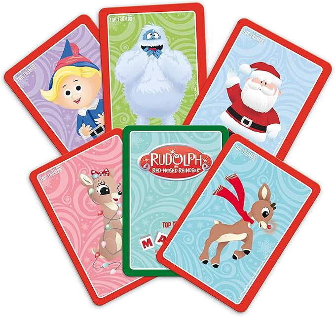 Top Trumps Match Game Rudolph - Family Board Games for Kids and Adults - Matching Game and Memory Game - Fun Two Player Kids Games - Memories and Learning, Board Games for Kids 4 and up