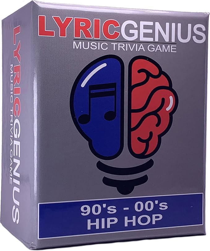 Black Owned Lyric Genius 90s & 2000s Hip Hop Trivia – A Must-Have Card Game for Adults and Families, Packed with Rap and Music History Fun