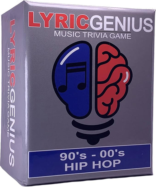 Black Owned Lyric Genius 90s & 2000s Hip Hop Trivia – A Must-Have Card Game for Adults and Families, Packed with Rap and Music History Fun
