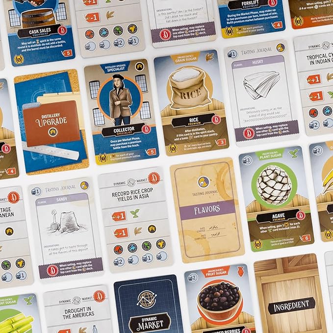 Distilled: Cask Strength - 55 Card Mini Expansion, Spiritied Strategy Board Game, New Upgrades & Flavors, Ages 14+, 1-5 Players