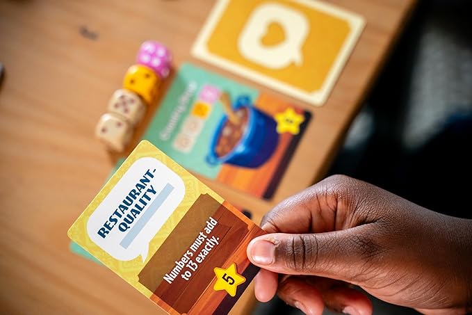 KTBG Diced Veggies Family Friendly Dice Slicing Game for Deliciously Healthy Fun, for 2-4 Players and Ages 6 and Up