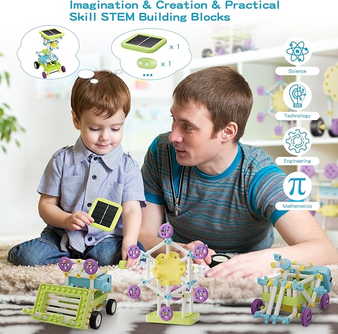 STEM Building Kit for Kids, 430 Pieces Engineering Kits for Kids Age 8-12
