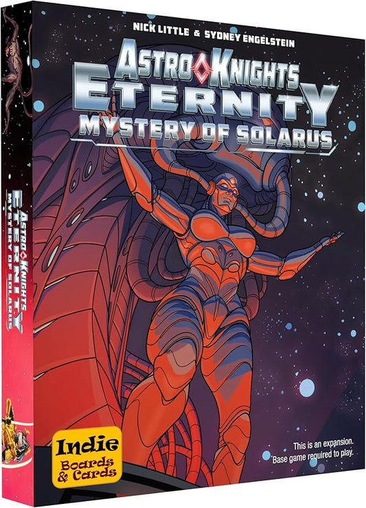 Indie Boards & Cards, Astro Knights Eternity: Mystery of Solarus - Strategy Game Expansion, 1 to 4 Players, Ages 14+