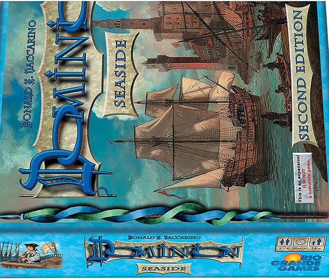 Rio Grande Games: Seaside Second Edition- Strategy Board Game, Rio Grande Games, Ages 14+, 1-4 Players, 90-120 Min