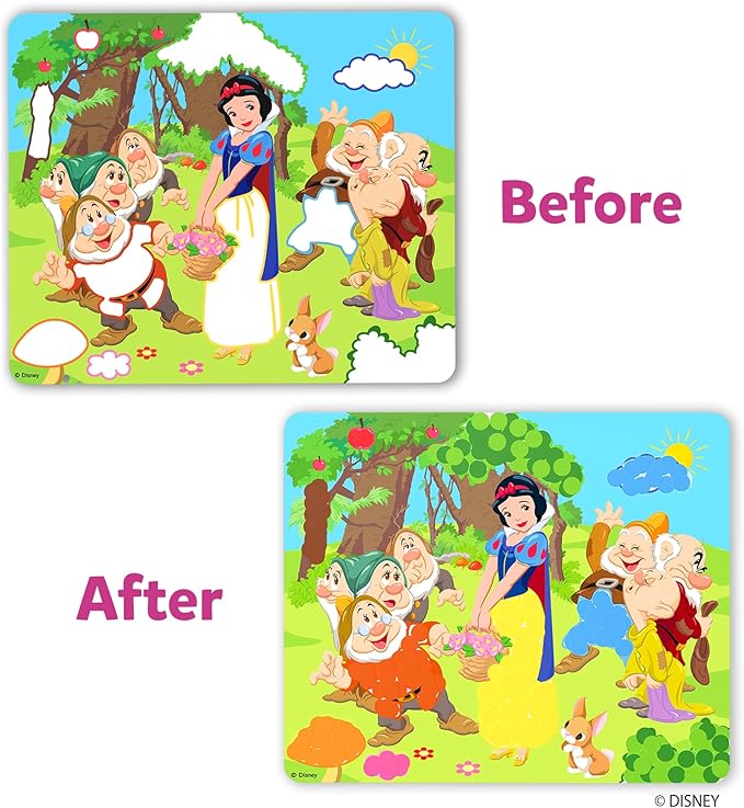 Skillmatics Dot It Sticker Art Activity - Disney Princess, Mess-Free Fun for Kids, 500+ Stickers, Craft Kits, DIY Scrapbooking Activity, Travel Toys, Gifts for Girls & Boys Ages 3, 4, 5, 6, 7