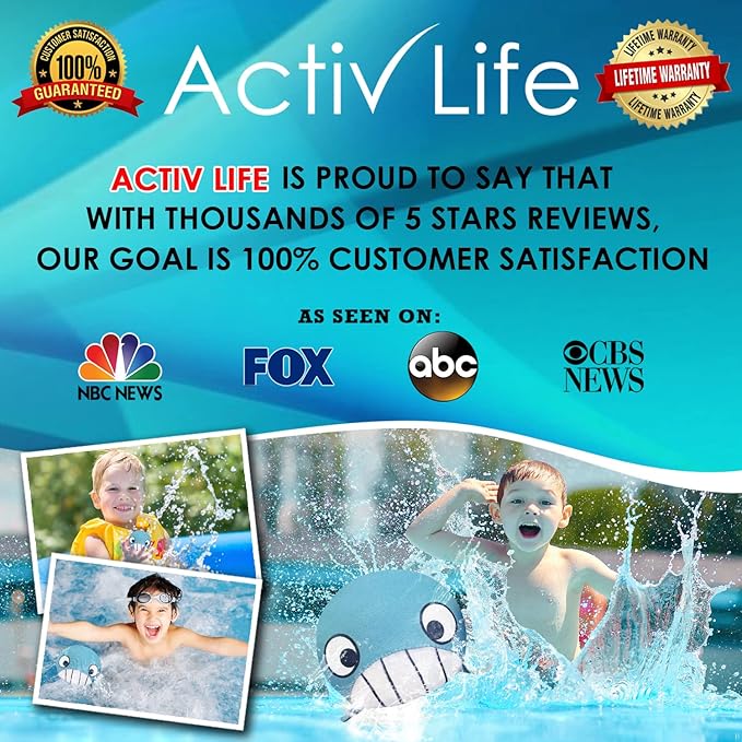 Activ Life The Ultimate Skip Ball – Water Bouncing Ball (2 Pack) Create Lasting Memories with Your Friends & Family at The Beach, Lake or Pool - Great for All Ages
