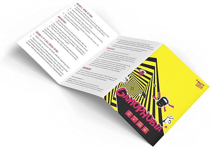 Bubblegum Stuff Gamophobia Card Game | A Fearful Game of Trivia Mime and Memory | Fun Party Game | Suitable for Adults and Teenagers …