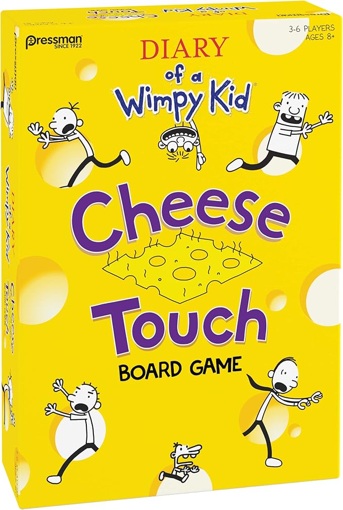 Diary of a Wimpy Kid Cheese Touch Game - Race to The Finish While Learning About Your Friends by Pressman