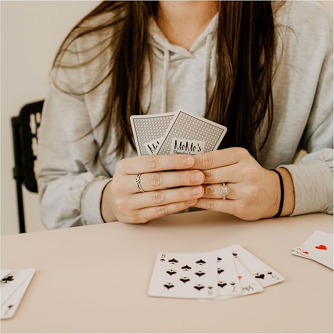 Spin Master Games, SolidRoots Momo's Shanghai Rummy Card Game, 2-5 Player Rummy Game | Family Games | Travel Games | Adult Games | Camping Games | Party Games for Adults & Kids 8+