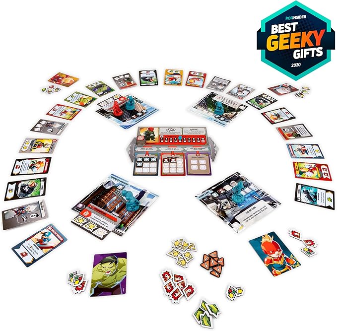 Marvel United, Award-Winning Superhero Cooperative Multiplayer Strategy Card Game Captain America Hulk, for Adults, Families and Kids Ages 14 and up